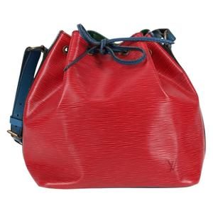 Louis Vuitton Petit Noé Red Leather shoulder